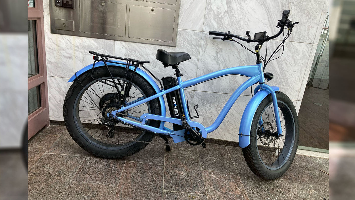 290 Blue Driven Fat Tire