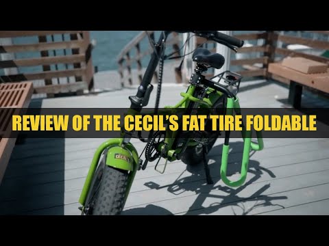 Cecil's Folding Fat Tire Electric Bike