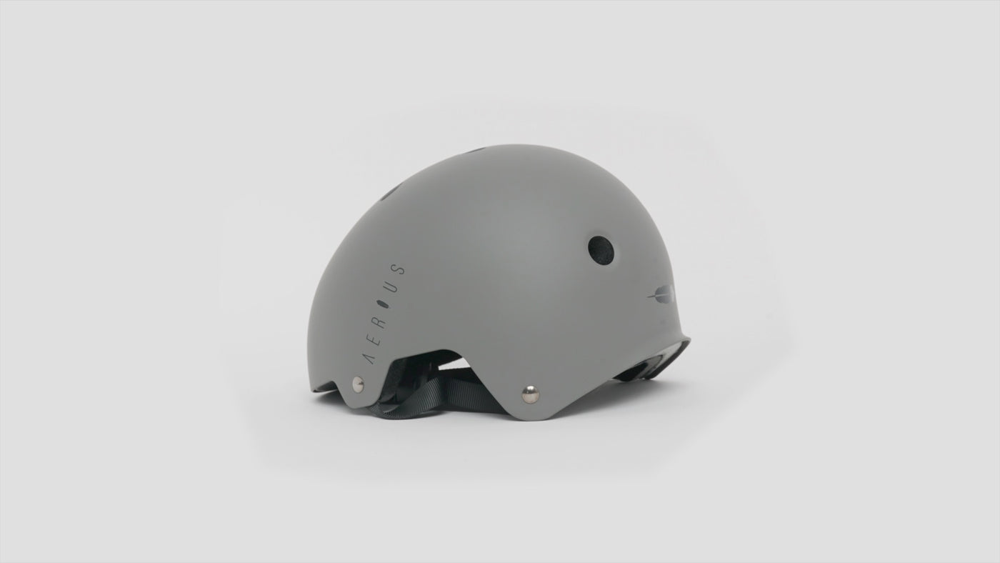 Aerius Skid Lid Helmet Gray / LG/XL Aerius Skid Lid Helmet Gray / LG/XL