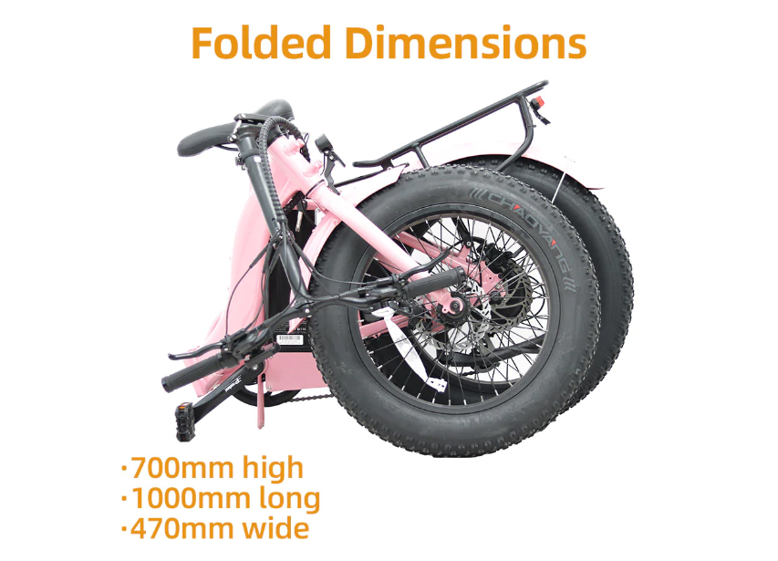 Cecil's Folding Fat Tire Electric Bike